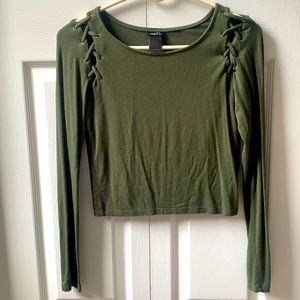 Green Rue 21 Crop Top